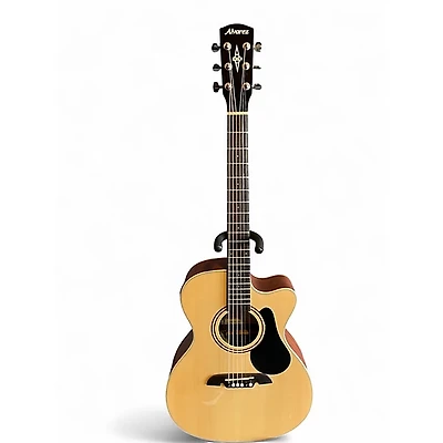 Used Alvarez RF26CE OM/Folk Natural Acoustic Electric Guitar