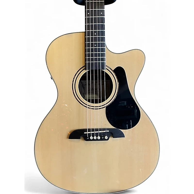 Used Alvarez RF26CE OM/Folk Natural Acoustic Electric Guitar