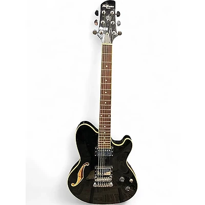 Used Ibanez TALMAN TXD71 Black Hollow Body Electric Guitar