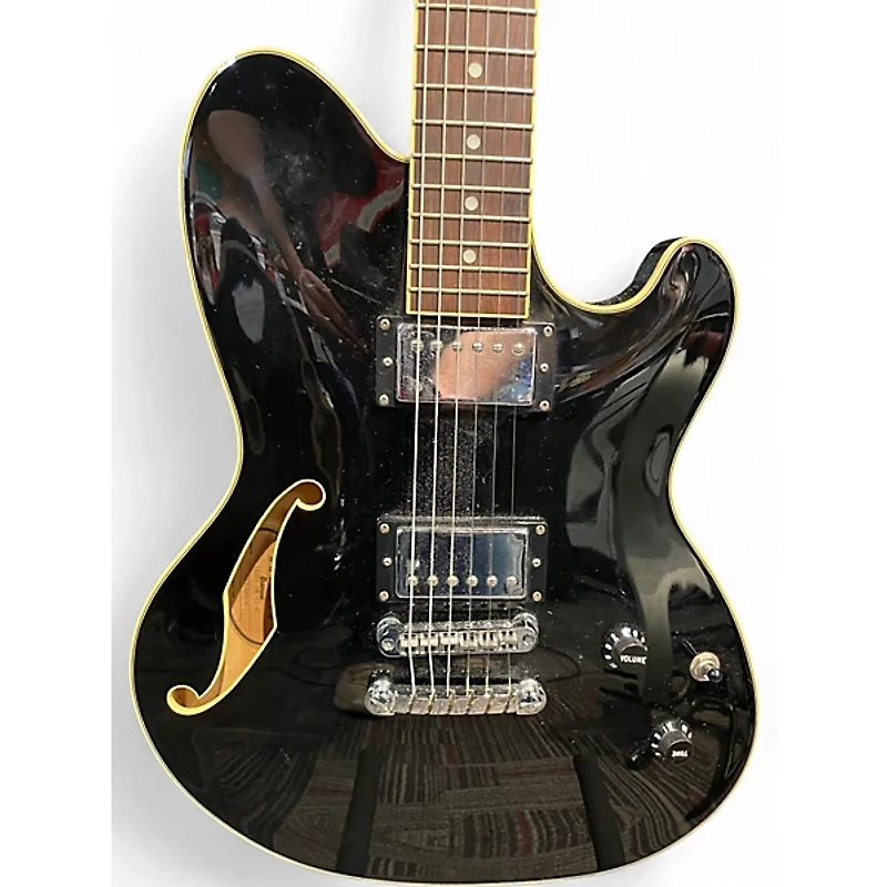 Used Ibanez TALMAN TXD71 Black Hollow Body Electric Guitar