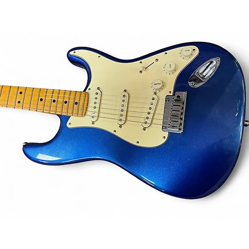 Used Fender American Ultra Stratocaster Blue Solid Body Electric Guitar