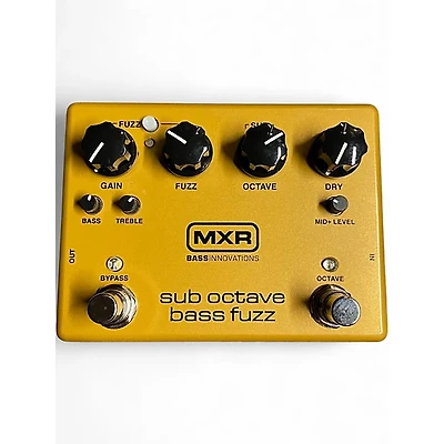 Used MXR M287 Sub Octave Bass Fuzz Effect Pedal