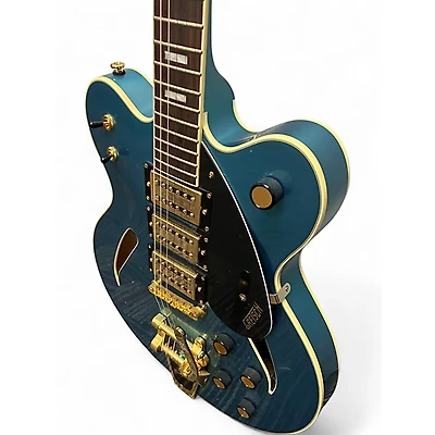 Used Gretsch Guitars CAT CB 3PU Blue Hollow Body Electric Guitar