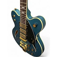Used Gretsch Guitars CAT CB 3PU Blue Hollow Body Electric Guitar