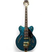 Used Gretsch Guitars CAT CB 3PU Blue Hollow Body Electric Guitar