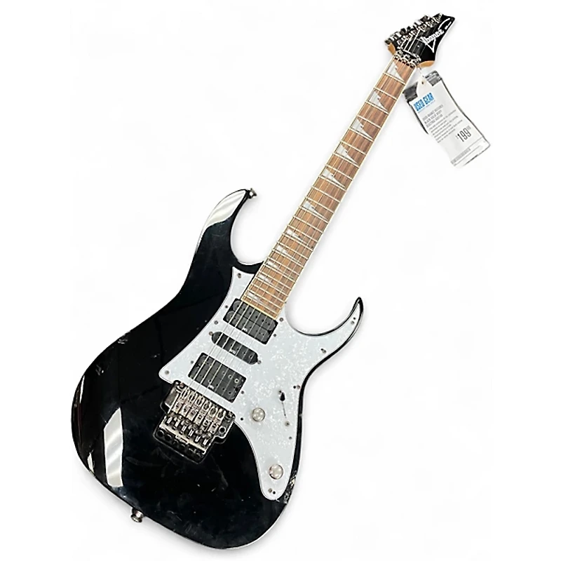 Used Ibanez rg350EX Black Solid Body Electric Guitar