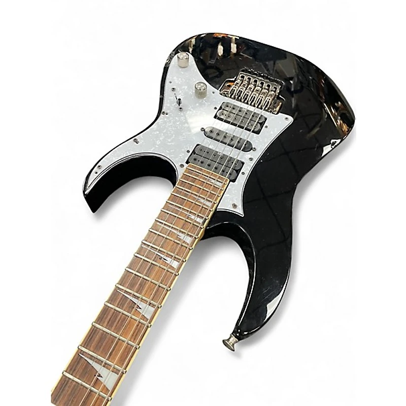 Used Ibanez rg350EX Black Solid Body Electric Guitar