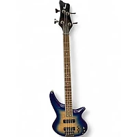 Used Jackson Spectra SBXQ IV Amber Blue Burst Electric Bass Guitar