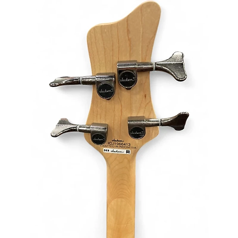 Used Jackson Spectra SBXQ IV Amber Blue Burst Electric Bass Guitar