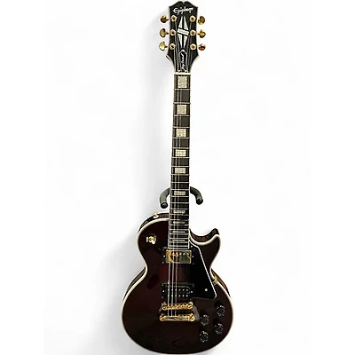 Used Epiphone Jerry Cantrell “Wino” Les Paul Custom Wine Red Solid Body Electric Guitar