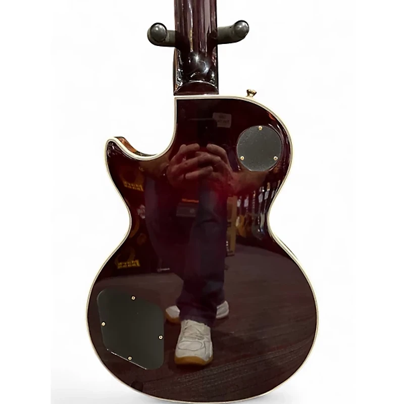 Used Epiphone Jerry Cantrell “Wino” Les Paul Custom Wine Red Solid Body Electric Guitar