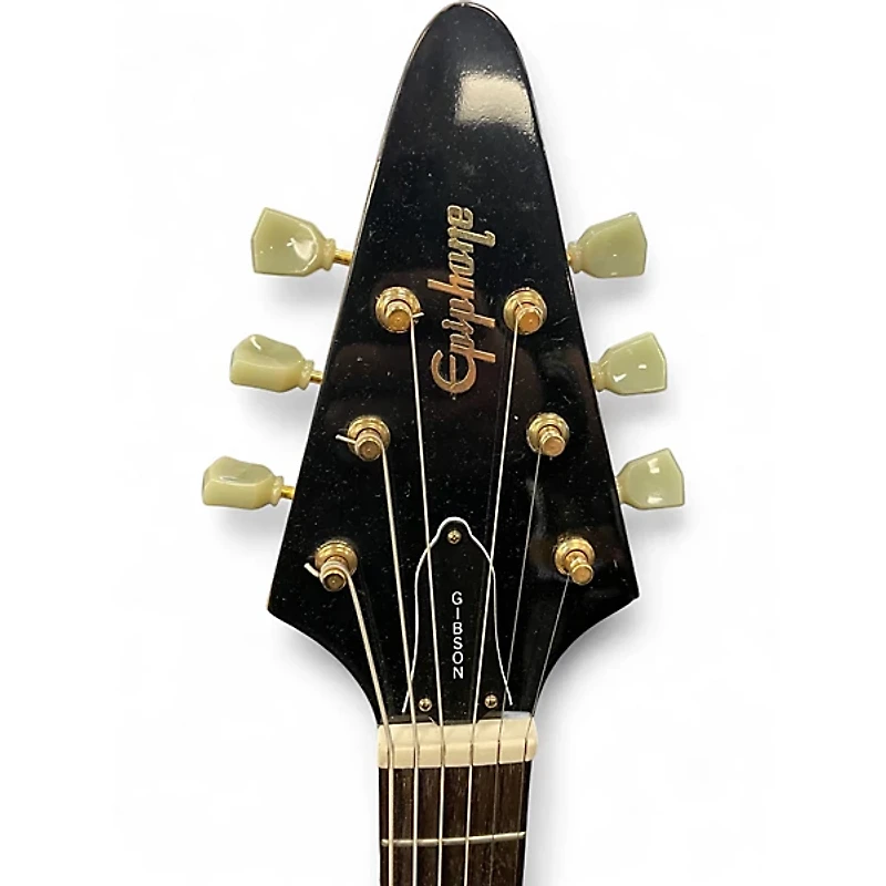 Used Epiphone 1958 Korina Flying V AGED NATURAL Solid Body Electric Guitar