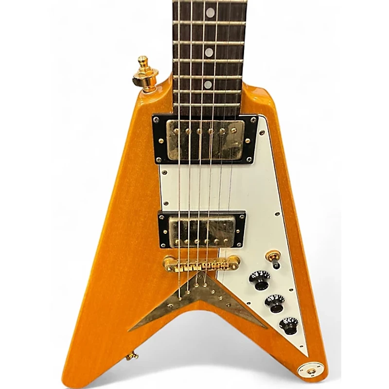 Used Epiphone 1958 Korina Flying V AGED NATURAL Solid Body Electric Guitar