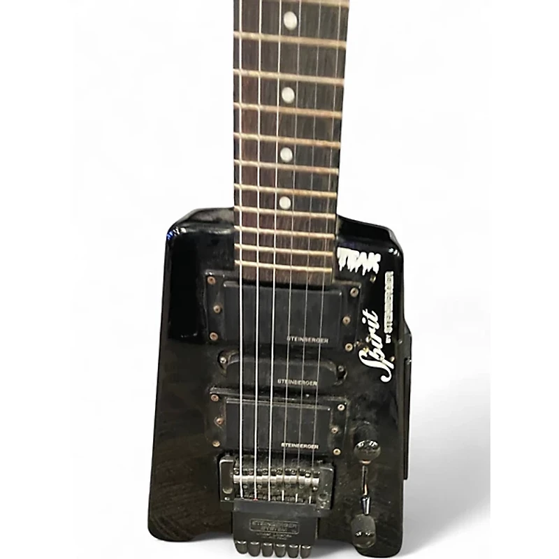 Used Steinberger SPIRIT GT PRO Black Solid Body Electric Guitar