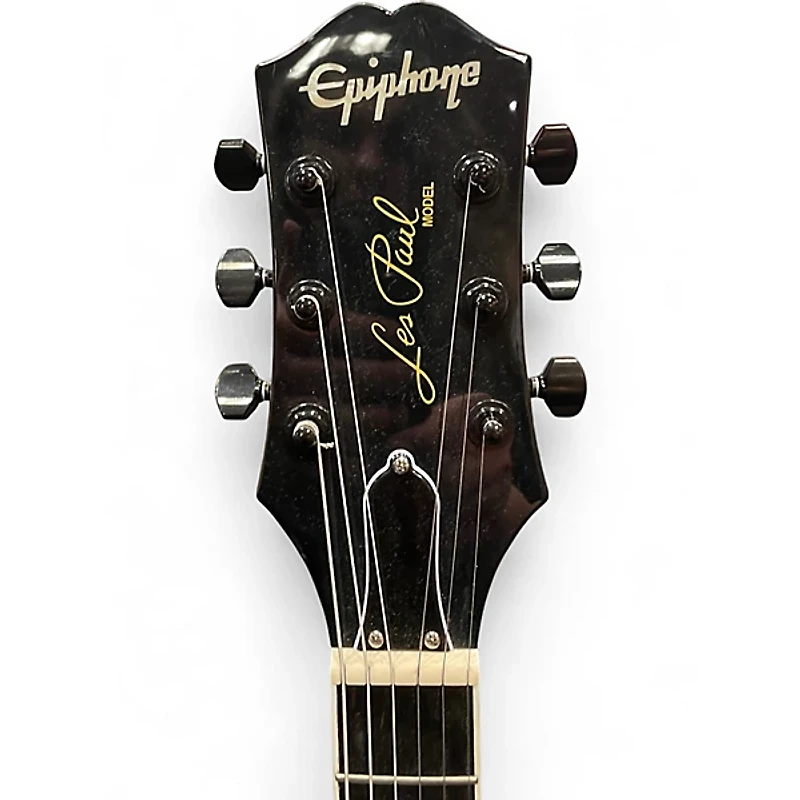 Used Epiphone Les Paul Standard Black Solid Body Electric Guitar