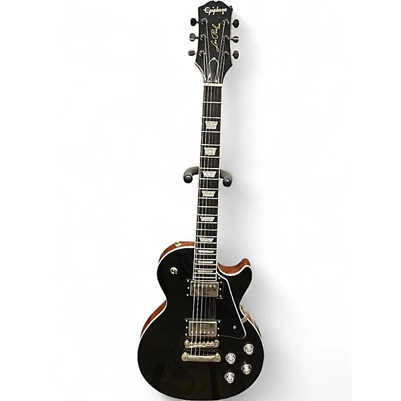 Used Epiphone Les Paul Standard Black Solid Body Electric Guitar