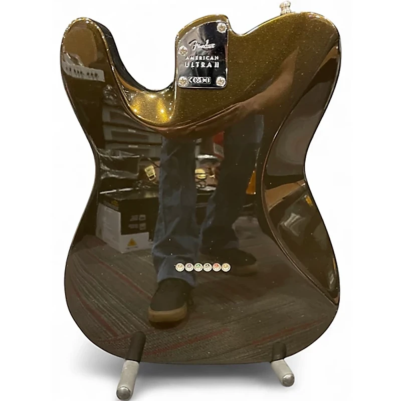 Used Fender American Ultra II Telecaster texas tea Solid Body Electric Guitar