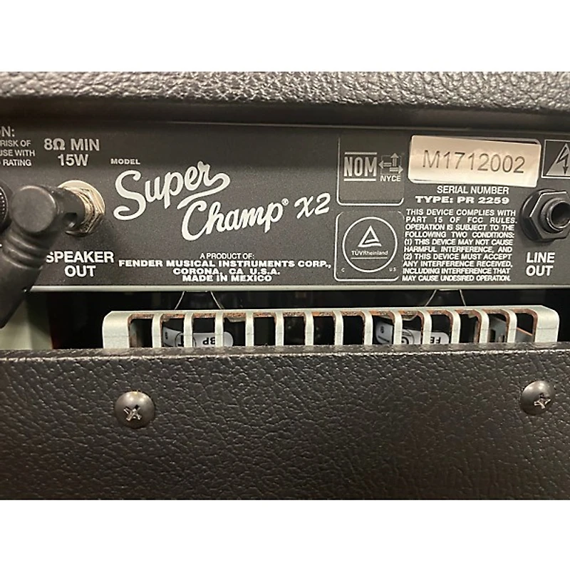 Used Fender Super Champ X2 15W Tube Guitar Combo Amp