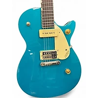 Used Gretsch Guitars G2215-P90 Streamliner Junior Blue Solid Body Electric Guitar