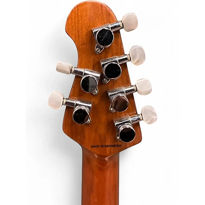 Used Sterling by Music Man Mariposa White Solid Body Electric Guitar