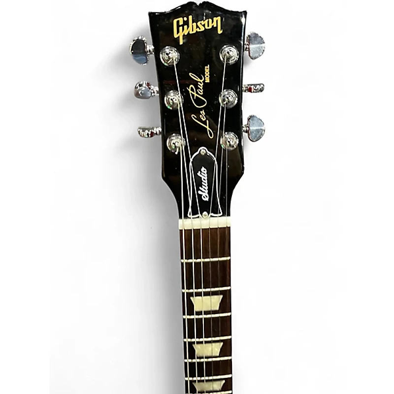 Used Gibson Les Paul Studio 2 Tone Sunburst Solid Body Electric Guitar
