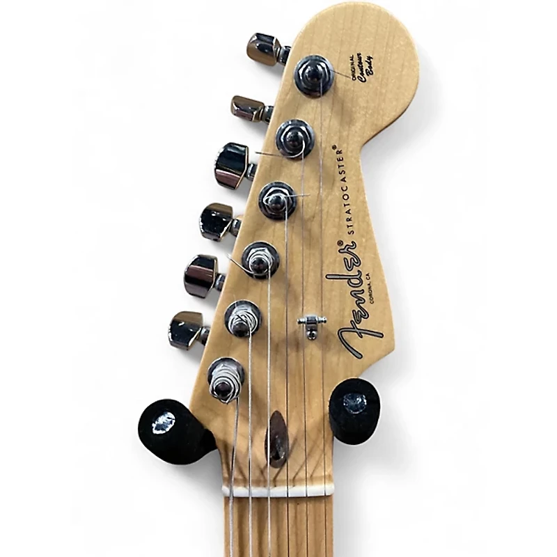 Used Fender American Professional Standard Stratocaster HSS Black Solid Body Electric Guitar