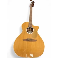 Used Fender Newporter Player Natural Acoustic Electric Guitar