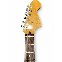 Used Fender Blacktop Jaguar Silver Solid Body Electric Guitar