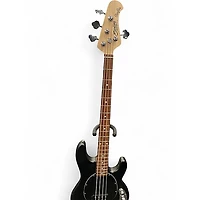 Used Sterling by Music Man StingRay Trans Black Electric Bass Guitar
