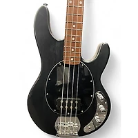 Used Sterling by Music Man StingRay Trans Black Electric Bass Guitar