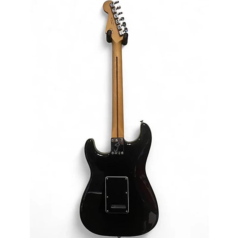 Used Fender LTD Player Stratocaster Black Solid Body Electric Guitar