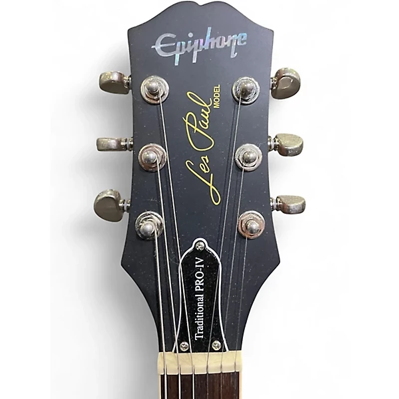 Used Epiphone Les Paul Traditional Pro IV Gold Solid Body Electric Guitar