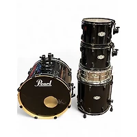 Used Pearl 5 Piece Vision Black Drum Kit