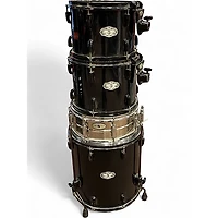 Used Pearl 5 Piece Vision Black Drum Kit