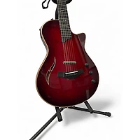 Used Taylor T5Z Pro Trans Red Acoustic Electric Guitar