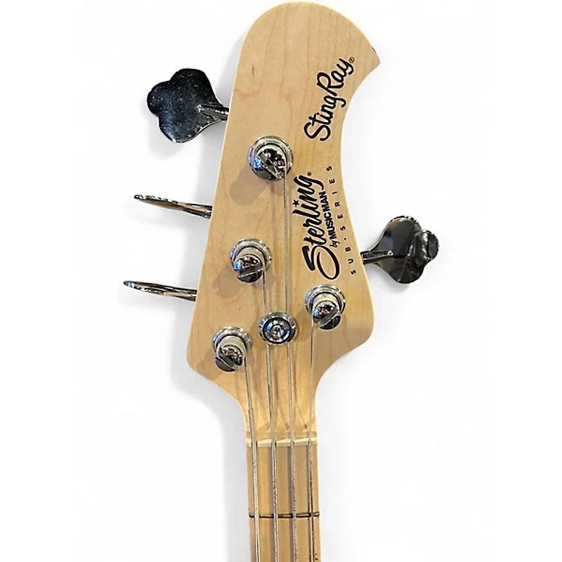 Used Sterling by Music Man Sub 4 Black Electric Bass Guitar