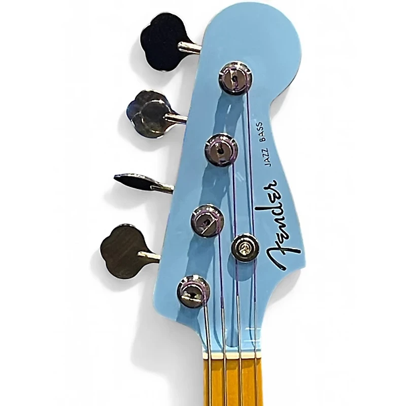 Used Fender Aerodyne Jazz Bass CALIFORNIA BLUE Electric Bass Guitar