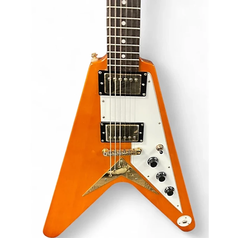 Used Epiphone 1958 Korina Flying V Aged Natural Solid Body Electric Guitar