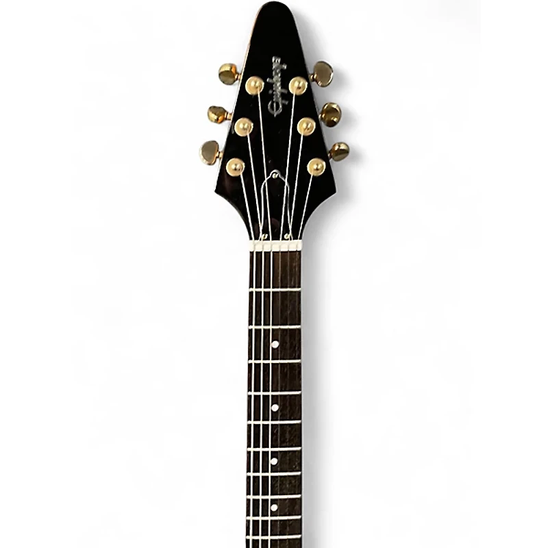 Used Epiphone 1958 Korina Flying V Aged Natural Solid Body Electric Guitar