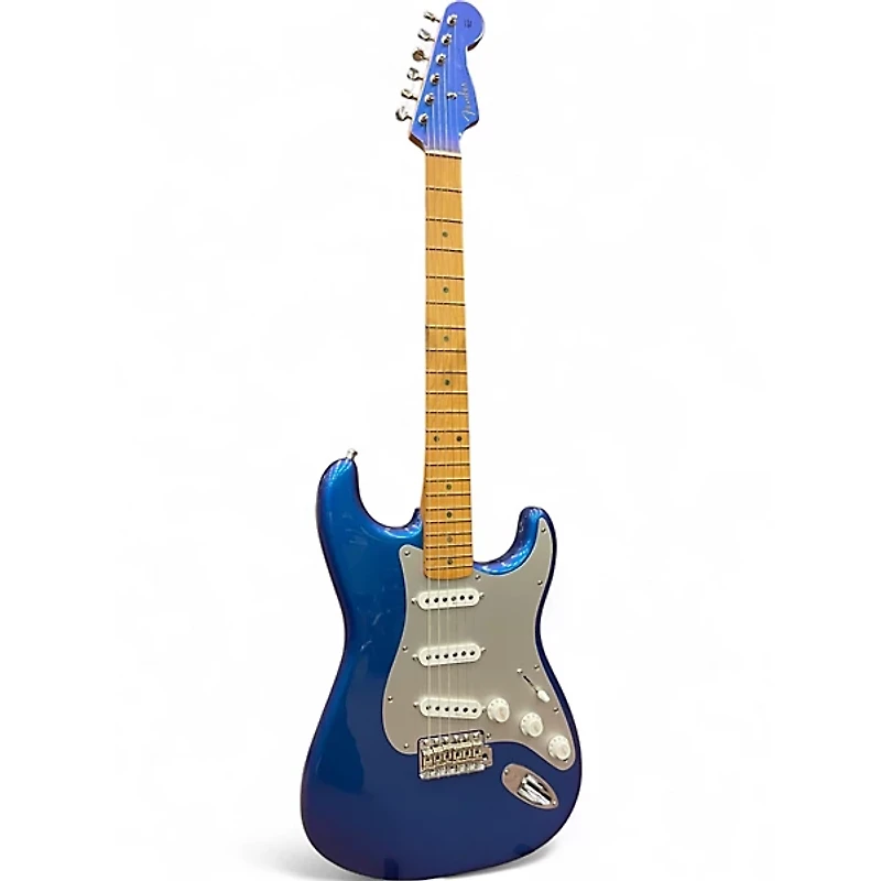 Used Fender H.E.R. Stratocaster Blue Marlin Solid Body Electric Guitar