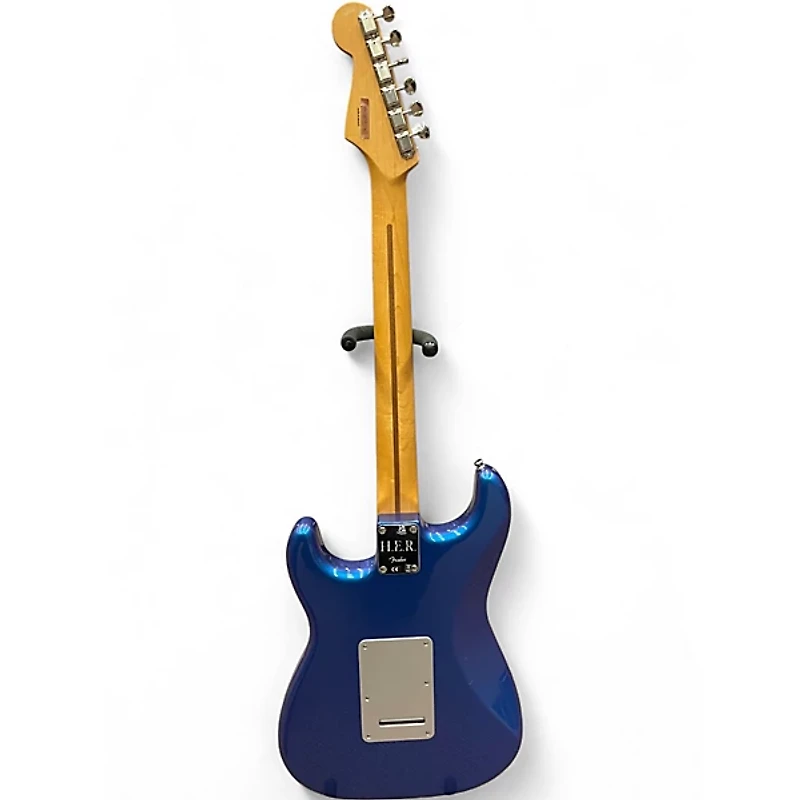 Used Fender H.E.R. Stratocaster Blue Marlin Solid Body Electric Guitar