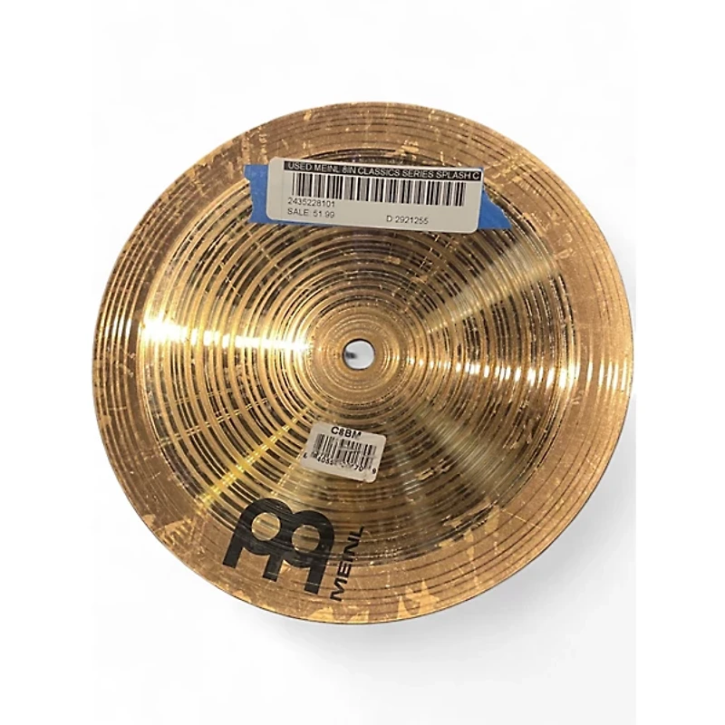 Used MEINL 8in Classics Series Splash Cymbal