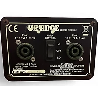 Used Orange Amplifiers OBC410 600W 4x10 Bass Cabinet
