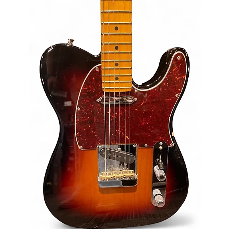 Used Fender American Professional II Telecaster Sunburst Solid Body Electric Guitar