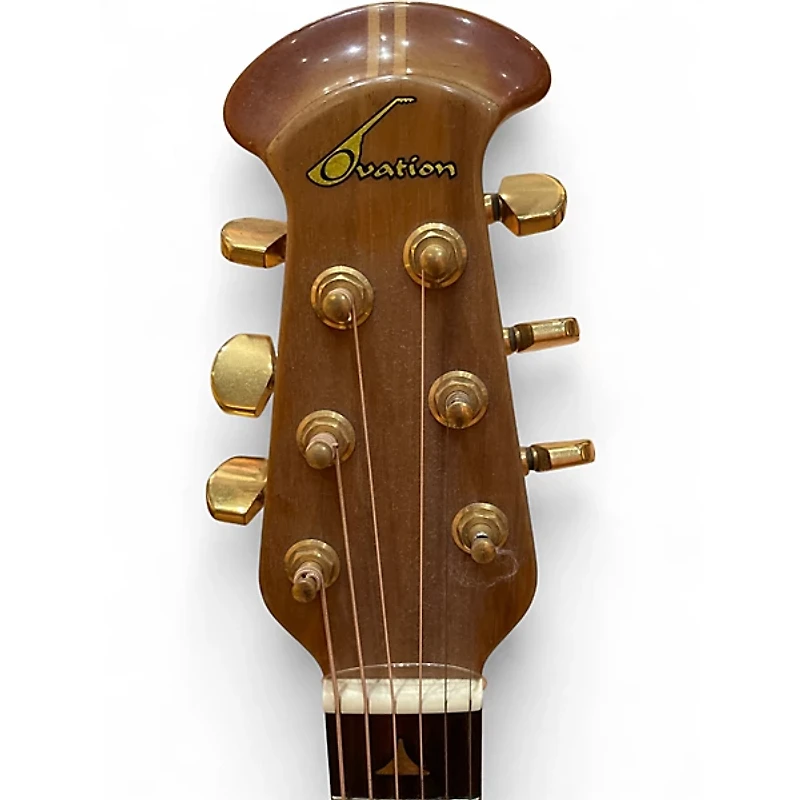 Used Ovation 1768 ELITE Natural Acoustic Electric Guitar
