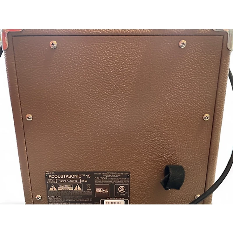 Used Fender Acoustasonic 15 Acoustic Guitar Combo Amp