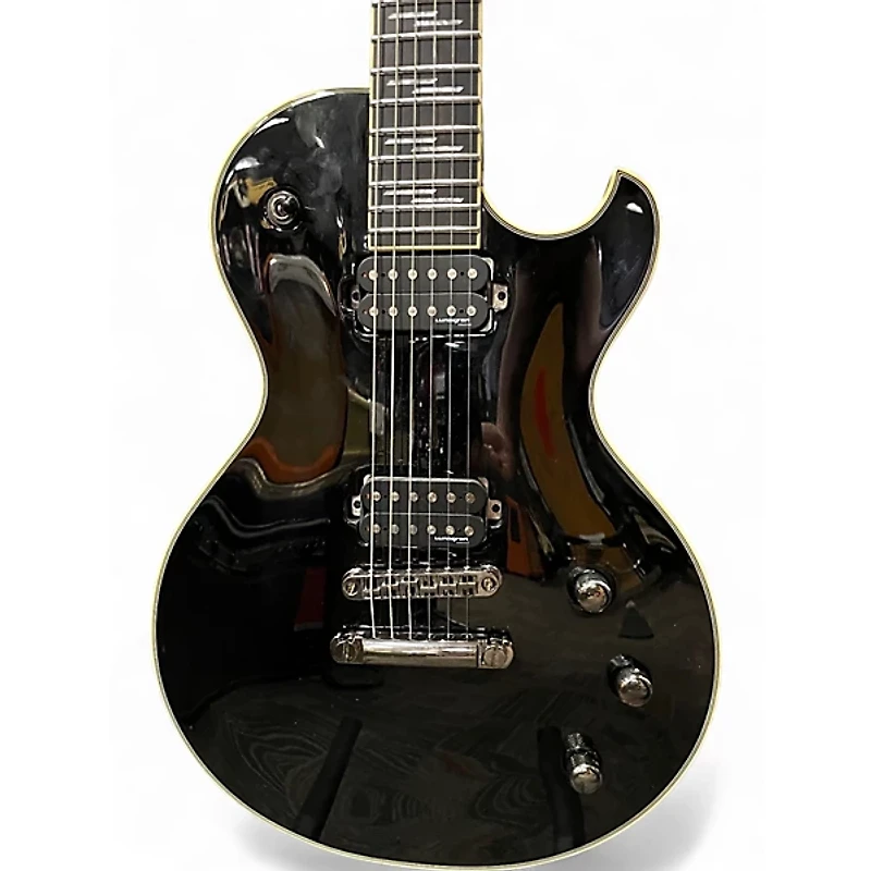 Used Schecter Guitar Research Solo II BLACKJACK BLACK Solid Body Electric Guitar