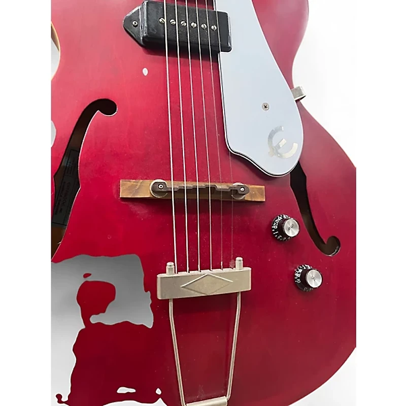 Used Epiphone Century E422T Red Hollow Body Electric Guitar