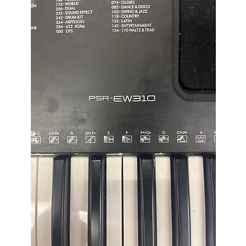 Used Yamaha Psrew310 Keyboard Workstation