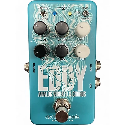 Used Electro-Harmonix Eddy Analog Vibrato and Chorus Effect Pedal